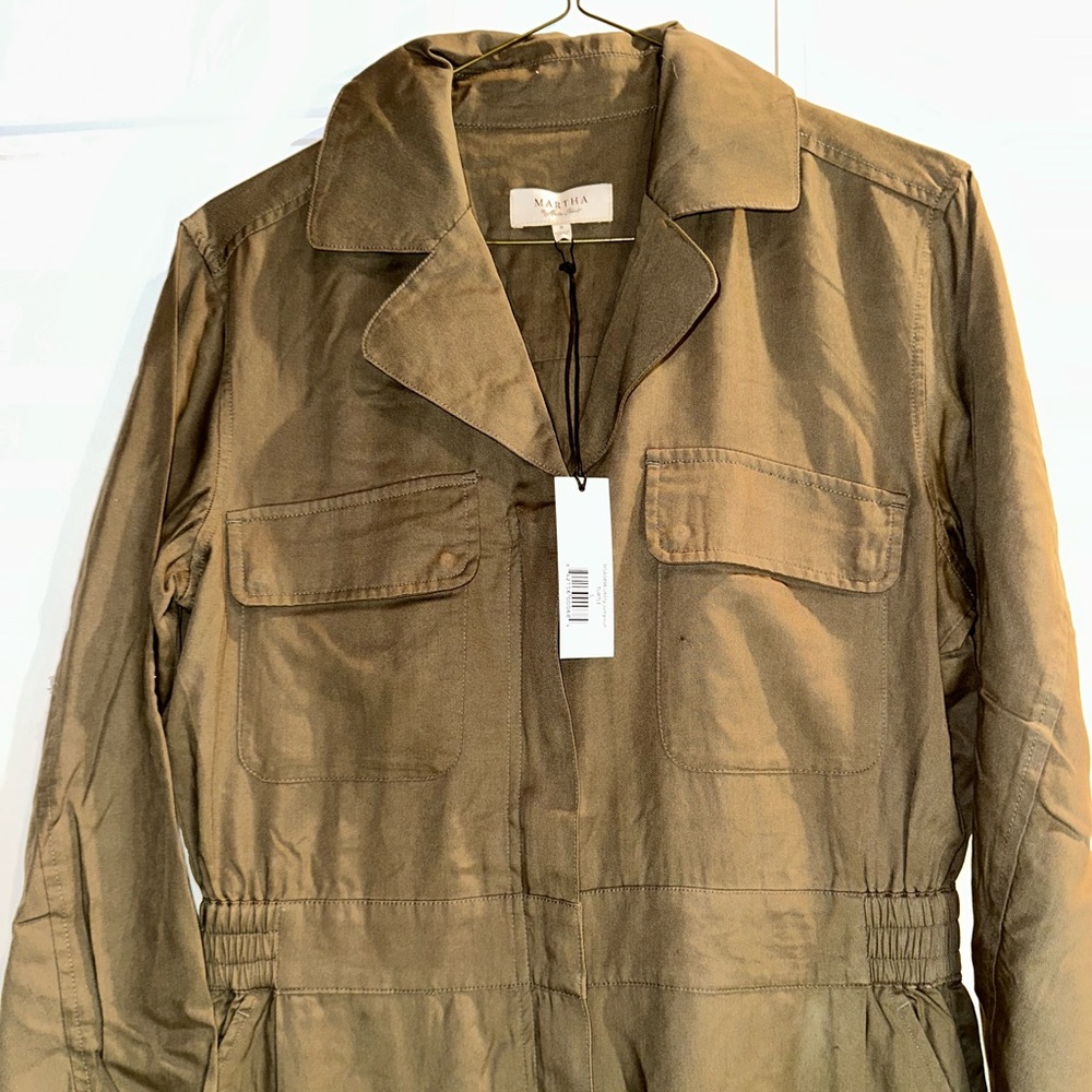 Martha Stewart Khaki Utility Jacket